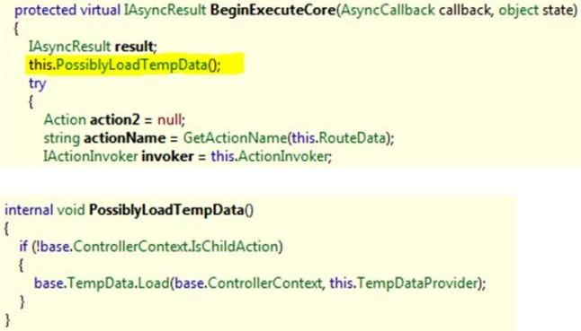 Internal possible load temp data